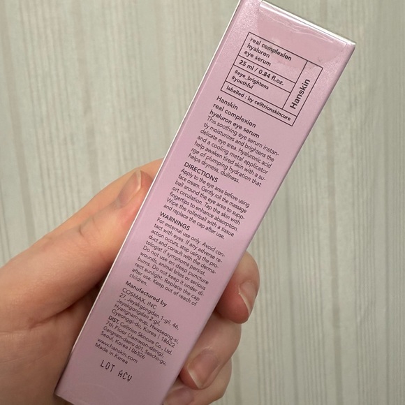 NIB! 🌼 Hanskin Real Complexion Hyaluron Eye Serum full size product - Picture 5 of 5
